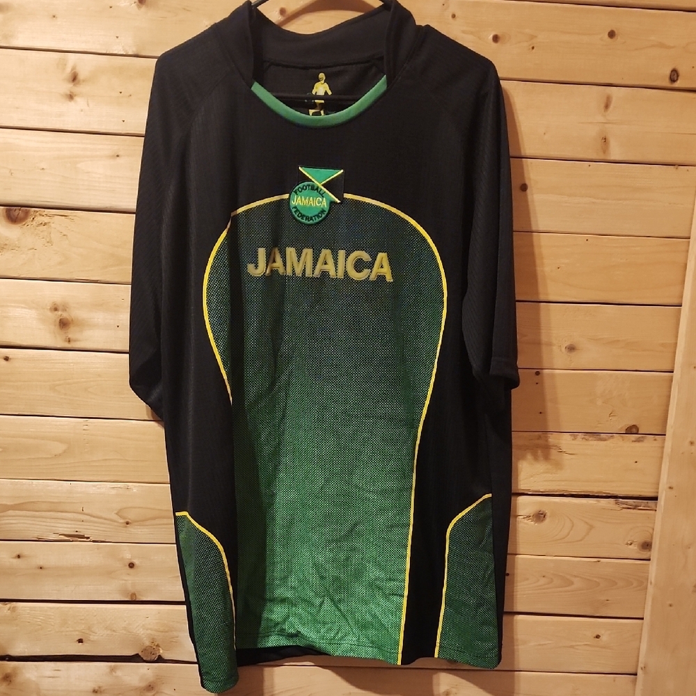 Mens Jamaica Football Federation Jersey Size 2XL